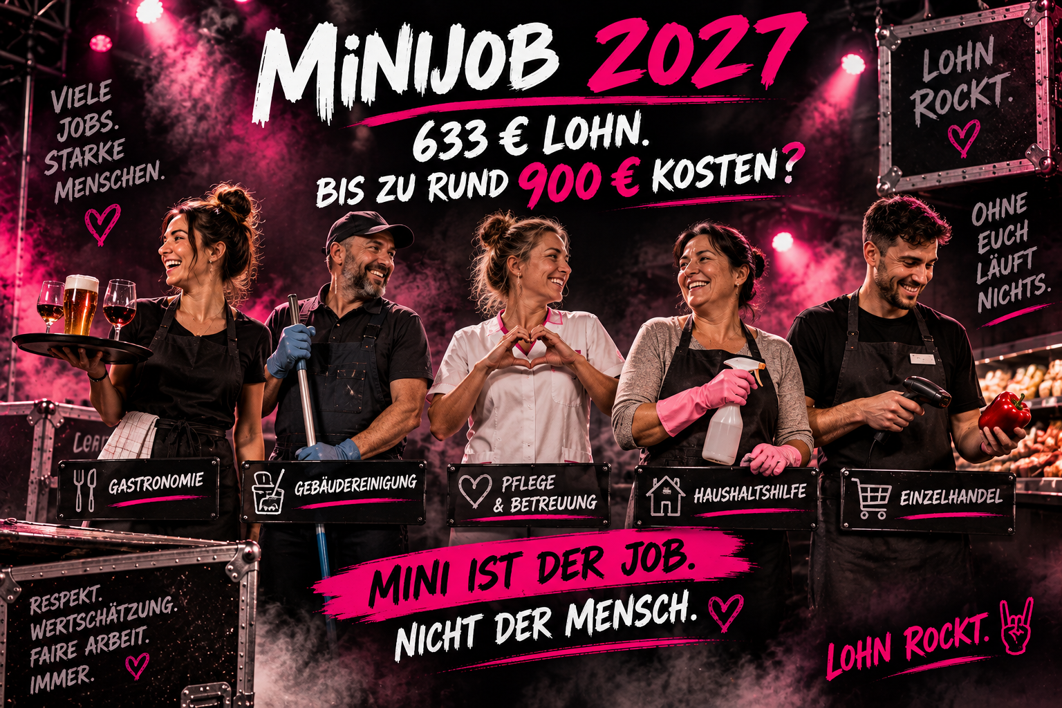 Minijob 2027 - Sabine Schulz Lohn rockt