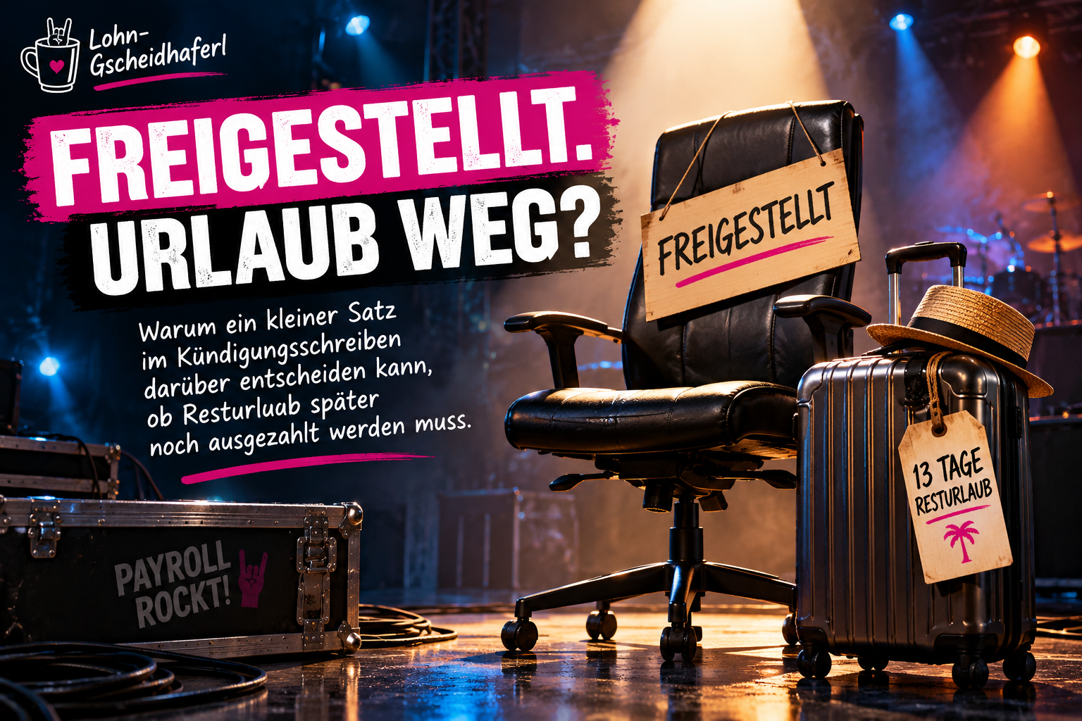 Freistellung Resturlaub-Sabine Schulz Lohn rockt